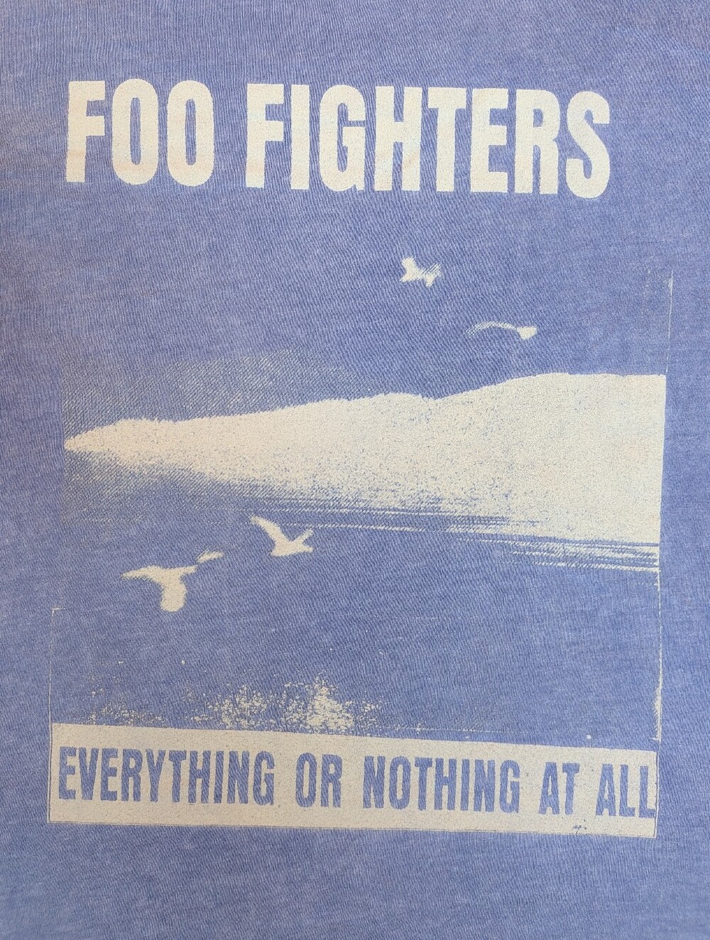 Foo Fighters Everything or Nothing at All 2024 Tour Shirt Mens L Double Sided
